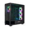 Kućište gaming RAMPAGE PRIME Mesh Tempered Glass 4*ARGB Fan Hub E-ATX, 37919