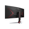 MONITOR AOC 34"" Gaming CU34G2XP 34” Curved VA, 21:9, 3440x1440, 180Hz, 1ms, 430 cd/m2, 4000:1, HDMI, DP, PbP, PiP, Ergonomic, Black-Red, VESA 3y