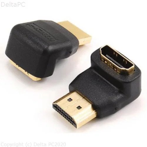 Adapter Gigatech kutni HDMI (F) HDMI (M)
