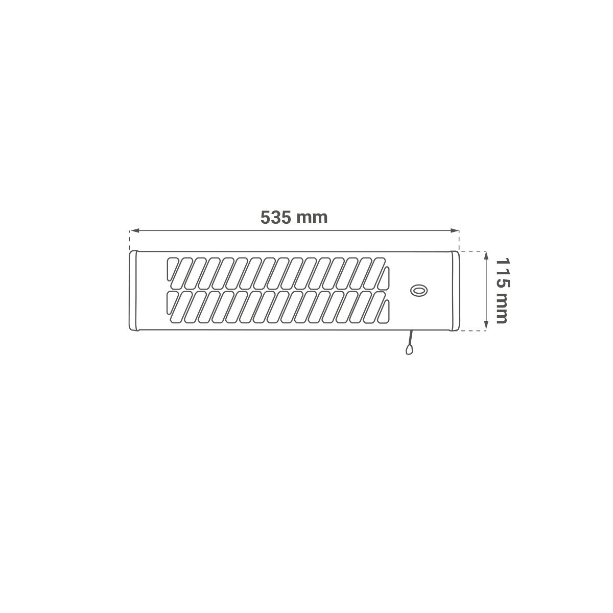 Kupaonska grijalica Green Tech 1200W, kvarcna, električna