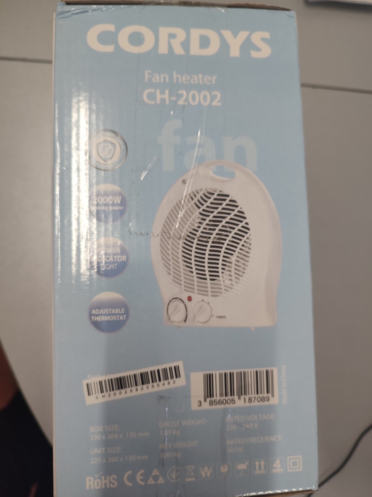 Kalofer grijalica CORDYS  CH-2002