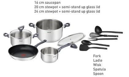 SEB Tefal G713SB45 set 11 pcs