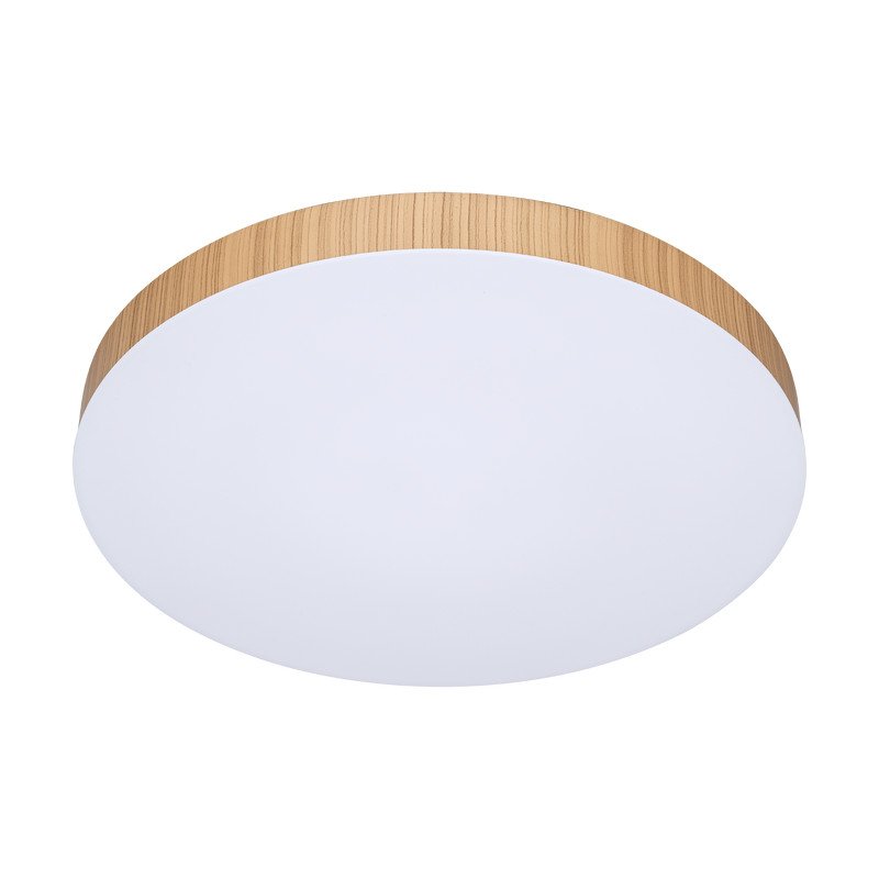 LED plafonjera Green Tech drveni okvir, 36W, 3CCT, promjer 40cm