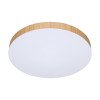LED plafonjera Green Tech drveni okvir, 36W, 3CCT, promjer 40cm