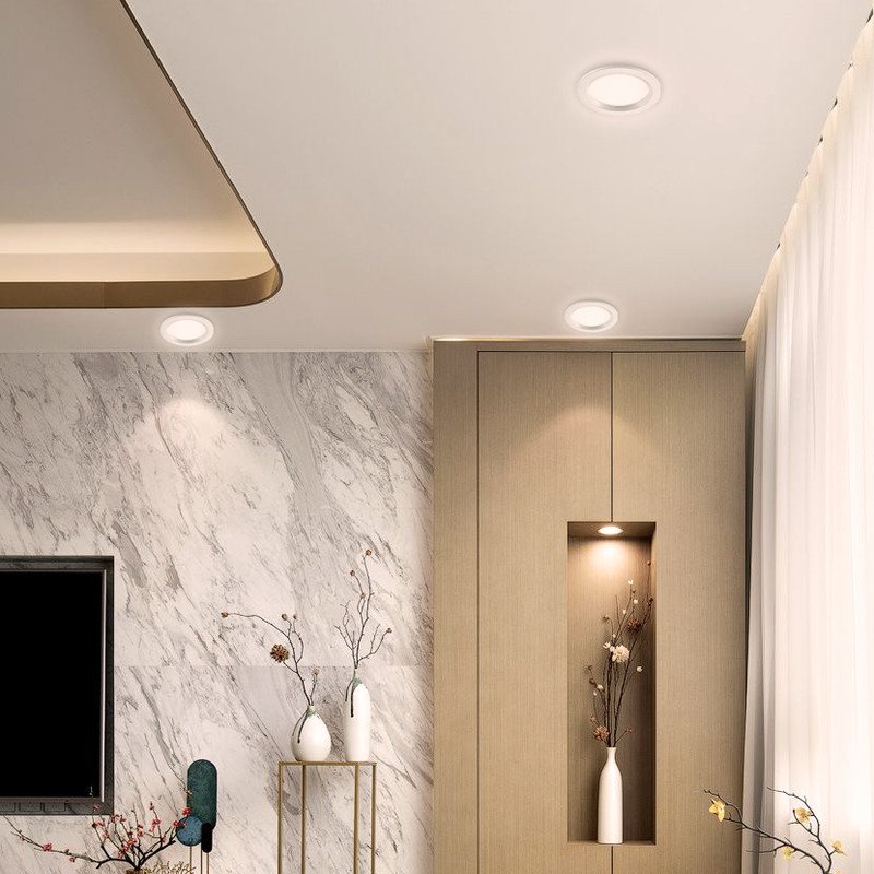 LED panel Green Tech 6W, 3CCT, ugradni, okrugli