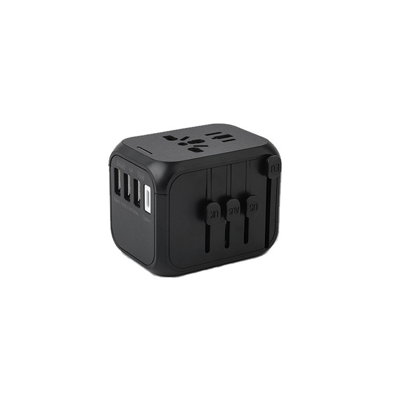 Putni adapter SL-309T US/EU/AUS/UK utikači, 3 x USB, 1 x tip C