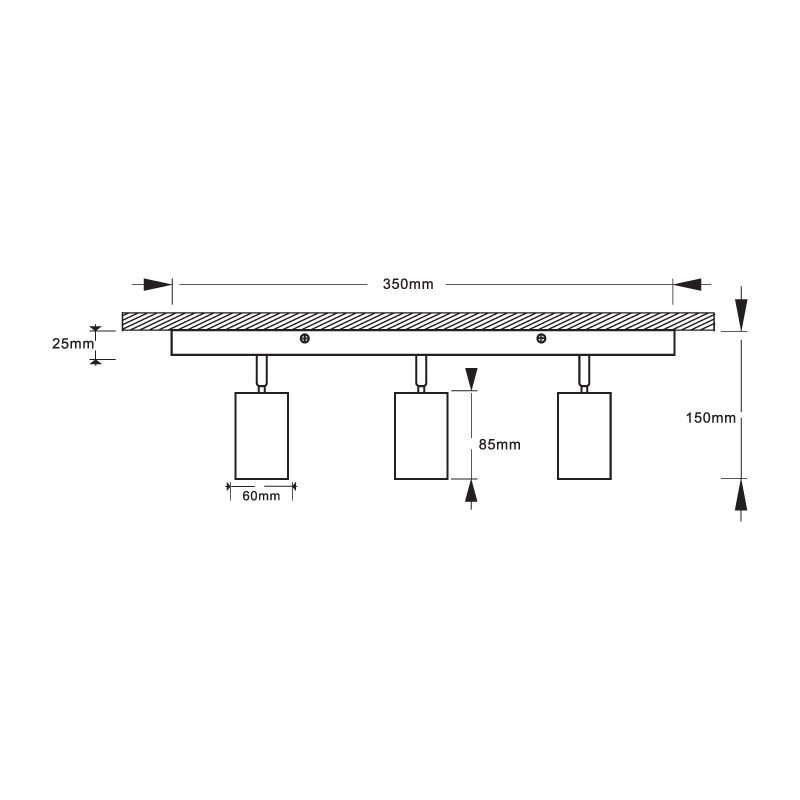 LED spot svjetiljka Green Tech, GU10 X 1 kom, bijela boja