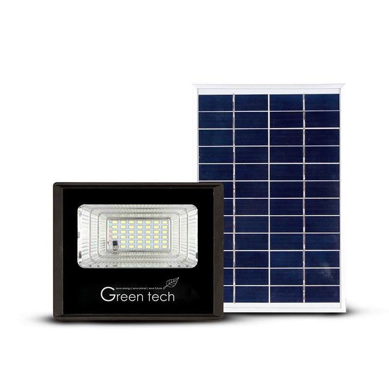 LED solarni reflektor Green Tech 25W, 6500K, IP65