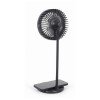 Desktop ventilator sa LED svjetlom + wireless charger GEMBIRD TA-WPC10-LEDFAN-01