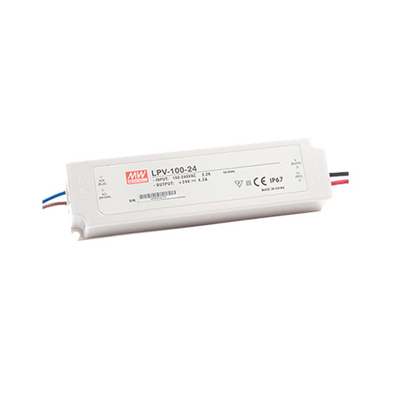 LED napajanje Mean Well 100W, 24V, IP67  LPV-100-24
