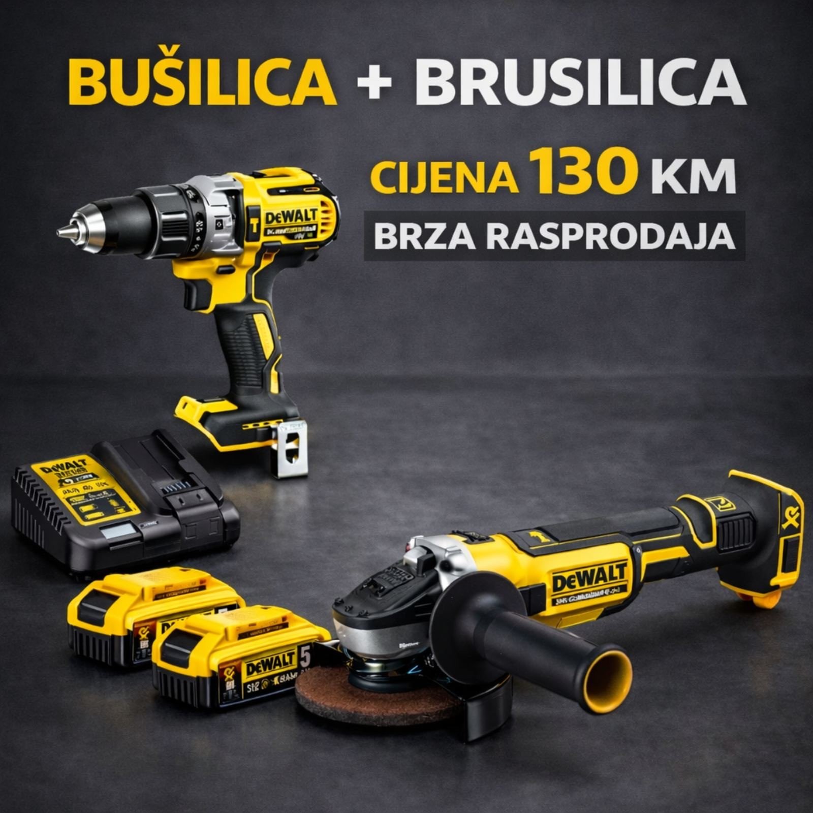 Set alata 2/1 sa dvije baterije