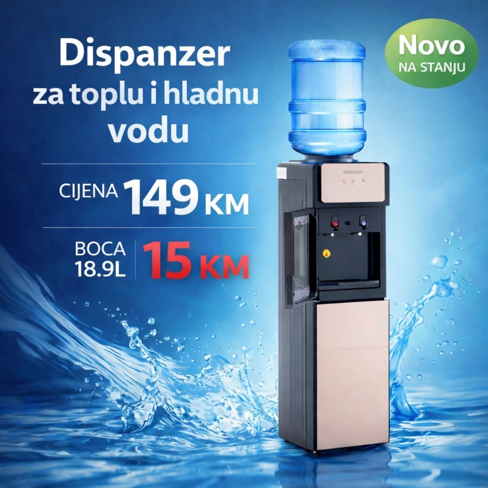 Dispanzer za  toplu i hladnu vodu