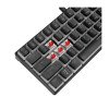 Tastatura gaming RAMPAGE RADIANT K11 black, Type-C, RGB, red switch, US layout, pudding keycaps