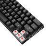 Tastatura gaming RAMPAGE KB-RX63 B-ATOM Black Bluetooth RGB Backlight RED SWITCH US Layout 63 Mini