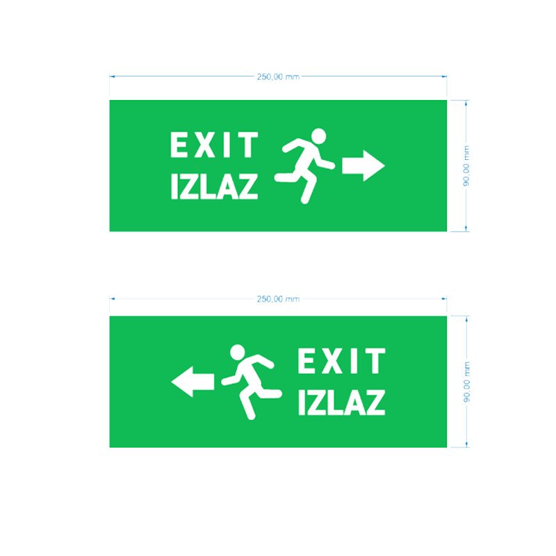 LED svjetiljka za nužnu rasvjetu Green Tech 3W, 4200K, IP44