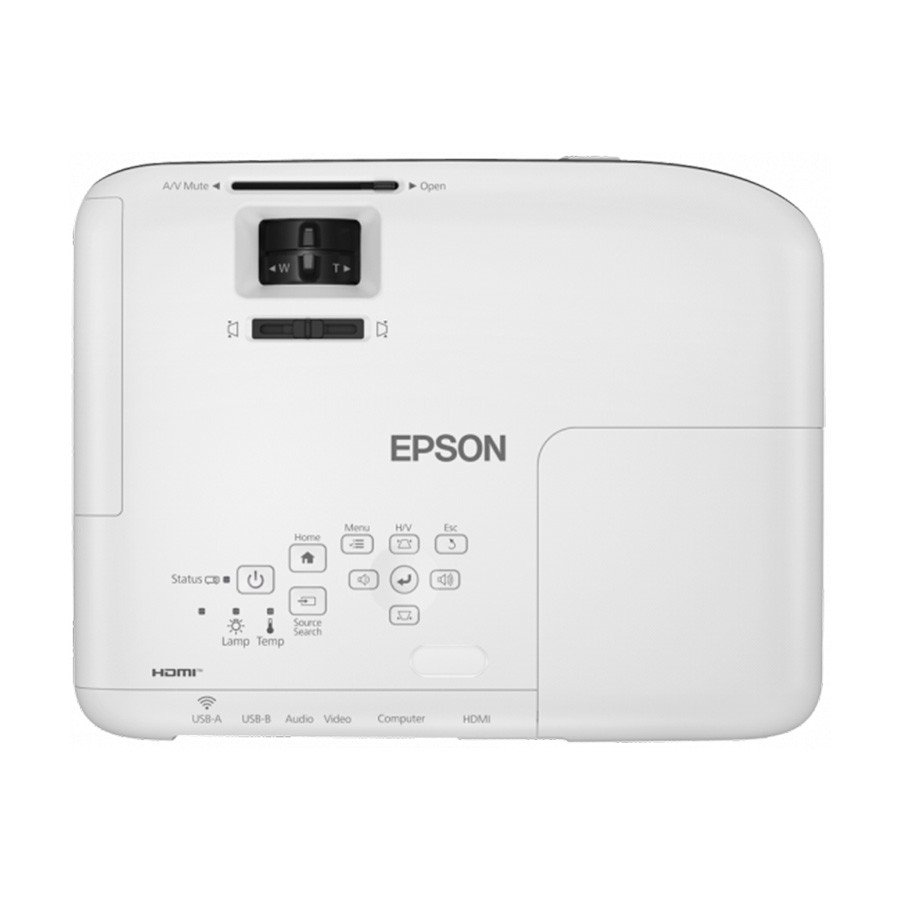 PROJEKTOR EPSON EB-W51 1280x800, WXGA 16000:1 4,000 ANSI Lumens,USB 2.0 Type A,USB 2.0 Type B, VGA in, HDMI in, Composite in, gar.24mj.
